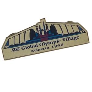 AT&T Global‎ Olympic Village Atlanta 1996 Commemorative Lapel Pin VTG 00825